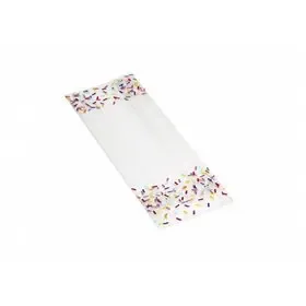 Block bottom bags With Hail Imprint 80+50x250mm  Horecavoordeel.com