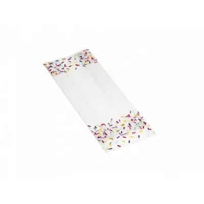 Block bottom bags With Hail Imprint 80+50x250mm  Horecavoordeel.com