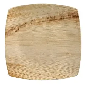 Plates Palm Leaf "Pure" 15 x 15cm Nature "QUADRATO"