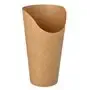 Wrap Cups - Snack Cups Cardboard Brown 590cc 15.9 x 6 x 8cm
