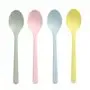 Ice cream spoons Reusable PP 13cm Pastel Colors Assortment Extra Sturdy