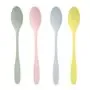 Sorbet Spoons Reusable PP 17.5cm Bright Colors Assortment Extra Sturdy