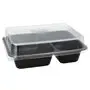 Menu trays PP 2 compartments H 4.5 x 22.7 x 17.8 cm
