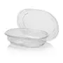 Trays Ellips 250cc Oval PET Transparent 