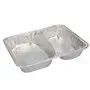 Aluminum Bins 2-Compartment Low 222x 180 x 31mm R880G -Horecavoordeel.com-