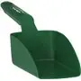 Straight Hand shovel, small, 0,5 Liter Polypropylene 300x95x80mm Green