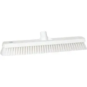 Tough Wide Floor Scrubber Polyester Fiber, Hard 470x80x115mm Fiber length: 43mm White