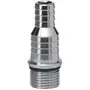 Hose Barb With External Thread 1-2 "and 3-4" Hose Barb With External Thread, Brass Chromed