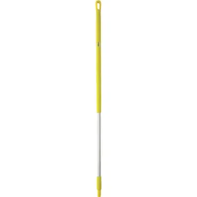 Ergonomic Aluminium Helve 130cm Anodized Aluminum, Polypropylene 1310xø 31mm Yellow