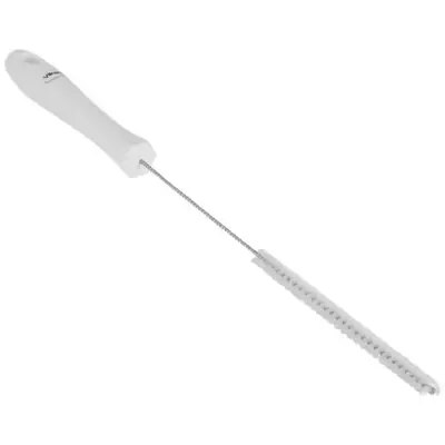 Narrow Pipe brush Polyester Fiber, Medium ø9x375mm White