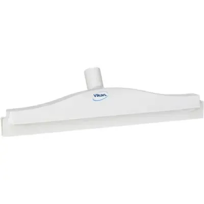 Full Colour Hygiene Floor wiper,Flexible Neck Polypropylene, Tpe Rubber 40cm Wide White
