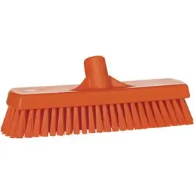 Tough Floor Scrubber Polyester Fiber, Hard 305x85x110mm Fiber length: 45mm Orange