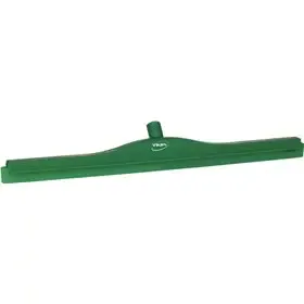 Full Colour Hygiene Floor wiper, Fixed Nek Polypropylene, Tpe Rubber 70cm Wide Green
