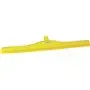 Full Colour Hygiene Floor wiper, Fixed Nek Polypropylene, Tpe Rubber 70cm Wide Yellow