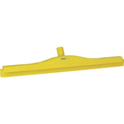 Full Colour Hygiene Floor wiper,Flexible Neck Polypropylene, Tpe Rubber 60cm Wide Yellow
