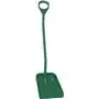 Ergonomic Shovel Tall Helve, Large Blade Polypropylene Height 1310mm Large 380x340x90mm Green
