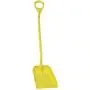 Ergonomic Shovel Tall Helve, Large Blade Polypropylene Height 1310mm Large 380x340x90mm Yellow