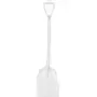 Lightweight Shovel D-handle, Short Helve Polypropylene Height 1040mm Standard Blade (327x271x50mm) White