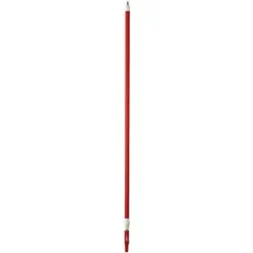 Ergonomic Telescopic Helve With Water throughput, Nipple With Nipple For Quick Coupler Red
