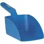 Straight Hand shovel, Medium, 1 Liter Polypropylene 340x120x110mm Blue