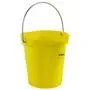 Bucket 6 Liter Polypropylene and Stainless steel 260x270x258mm Also see Bucket Lid 5689 and Wall holder 16200 Yellow