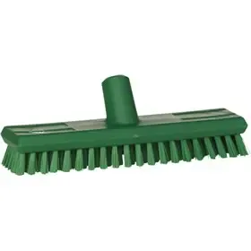Tough Floor brush With Water supply Polyester Fiber, Hard 270x75x95mm Fiber length Ca. 30mm Green