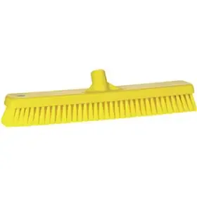 Tough Wide Floor Scrubber Polyester Fiber, Hard 470x80x115mm Fiber length: 43mm Yellow