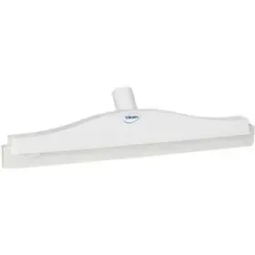 Full Colour Hygiene Floor wiper, Fixed Nek Polypropylene, Tpe Rubber 40cm Wide White
