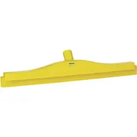 Full Colour Hygiene Floor wiper, Fixed Nek Polypropylene, Tpe Rubber 50cm Wide Yellow