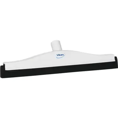 Classic Floor wiper, Fixed Nek Polypropylene, Black Foam rubber Cassette 40cm Wide White