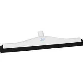 Classic Floor wiper, Fixed Nek Polypropylene, Black Foam rubber Cassette 50cm Wide White