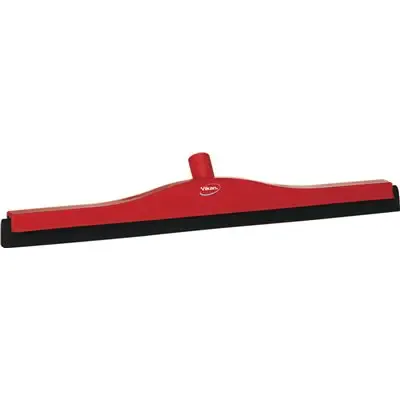 Classic Floor wiper, Fixed Nek Polypropylene, Black Foam rubber Cassette 60cm Wide Red
