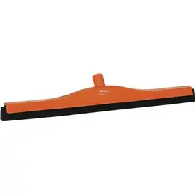 Classic Floor wiper, Fixed Nek Polypropylene, Black Foam rubber Cassette 60cm Wide Orange