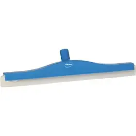 Classic Floor wiper,Flexible Neck Polypropylene, White Foam rubber Cassette 50cm Wide Blue