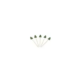 Pick Bamboo Christmas Tree Green 100 mm -Horecavoordeel.com-