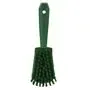 Dish brush With Short Helve Polyester Fiber, Hard 270x70x85mm Green