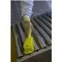 Dish brush With Short Helve Polyester Fiber, Hard 270x70x85mm Yellow