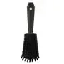 Dish brush With Short Helve Polyester Fiber, Hard 270x70x85mm Black