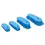 Nail brush - Small Work Brush Polyester Fiber, Hard 130x50x40mm Blue