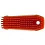 Nail brush - Small Work Brush Polyester Fiber, Hard 130x50x40mm Orange