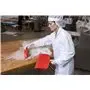 Powder sweeper - Baker brush Polyester Fiber, Switht 300x31x100mm Red