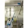 Medium External Tube Cleaner In Angle Adjustable Brush, Bendable In Shape, With Medium Blue Polyester Fiber Blue