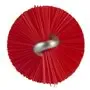 Pipe Brush With Handle and Polyester Fibers ø20x500mm, Medium Red
