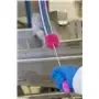 Pipe Brush With Handle and Polyester Fibers ø60x510mm, Medium Pink