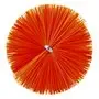 Pipe Brush With Handle and Polyester Fibers ø60x510mm, Medium Orange