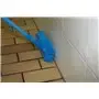 Corner Scrubber Hard Polyester Fiber, Hard 265x150x100mm Fiber length: 45mm Blue