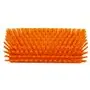 Corner Scrubber Hard Polyester Fiber, Hard 265x150x100mm Fiber length: 45mm Orange