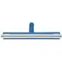 Classic Floor wiper,Flexible Neck Polypropylene, White Foam rubber Cassette 40cm Wide Blue