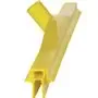 Full Colour Hygiene Floor wiper, Fixed Nek Polypropylene, Tpe Rubber 60cm Wide Yellow