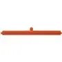 Full Colour Hygiene Floor wiper, Fixed Nek Polypropylene, Tpe Rubber 60cm Wide Orange